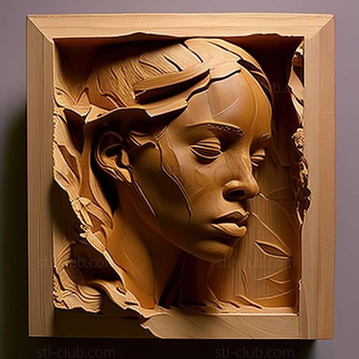 3D модель Ричард Принс, американский художник (STL)